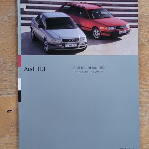 Diverse brosjyrer Audi 80 (B4) og Audi 100 (C4)