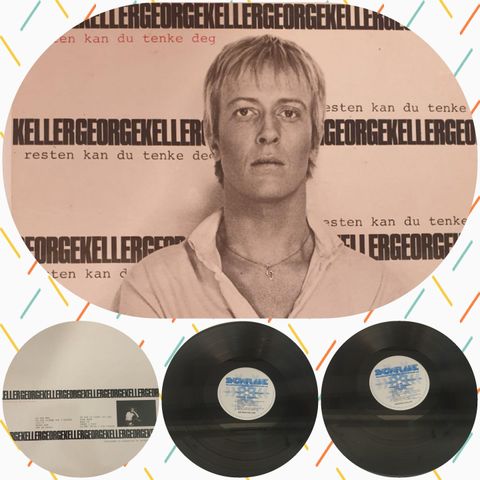 VINTAGE/RETRO LP-VINYL "GEORGE KELLER/RESTEN KAN DU TENKE DEG 1981"