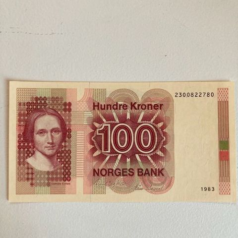 100 kr. seddel 1983