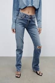 Zara jeans straight str 36