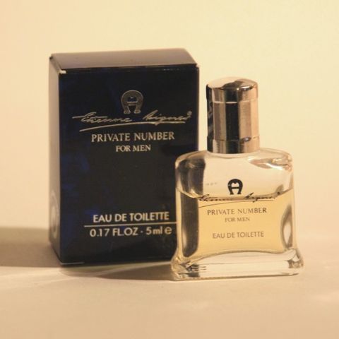 AIGNER FOR MENN. Statement og Private Number. Vintage. 5 ml. Edt. Parfyme, duft