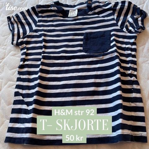 T-skjorte fra H&M str 92