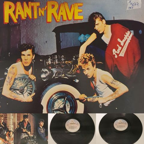 VINTAGE/RETRO LP-VINYL "RANT'T RAVE/WITE THE STRAY CATS 1983 - ARI90054"