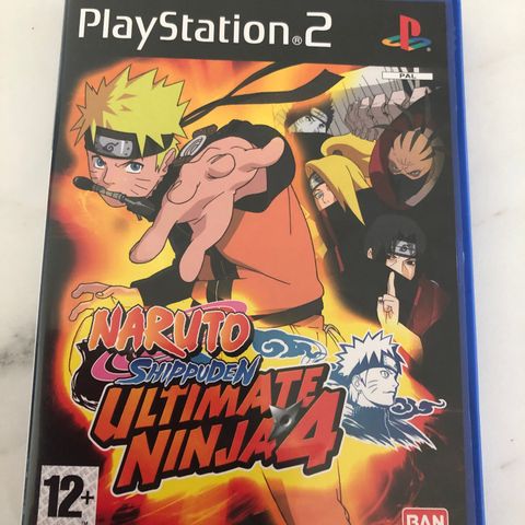 PS2 - Playstation 2 spill Naruto Shippuden Ultimate Ninja 4