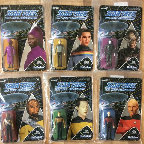 STAR TREK TNG - Wave 1 - ReAction by Super 7