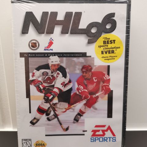 NHL 96 Sega Genesis USA Uåpnet og forseglet NHLPA EA sports