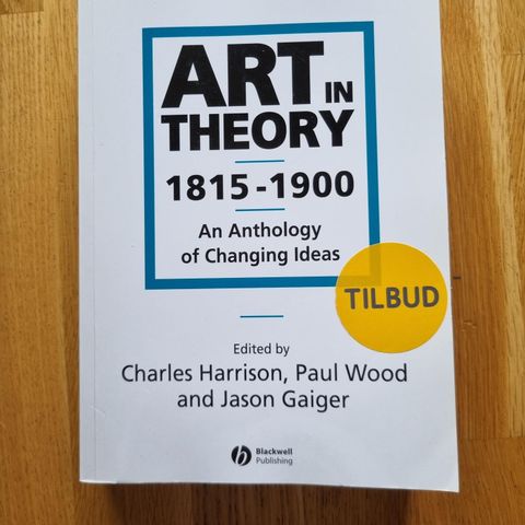 Art in theory 1815-1900