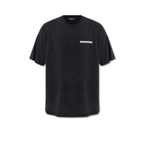 Balenciaga T skjorte med brodert logo