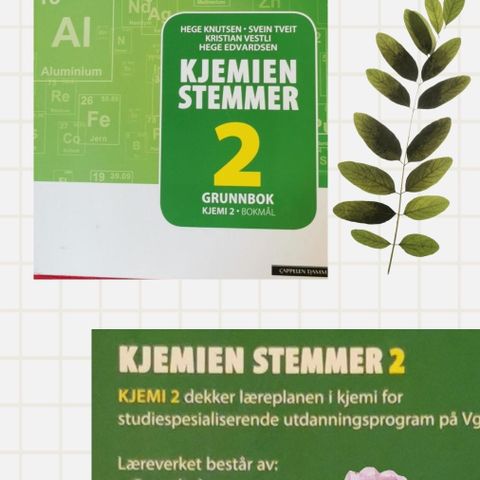 Faglitteratur til MATTEKNIK (Kjemi)