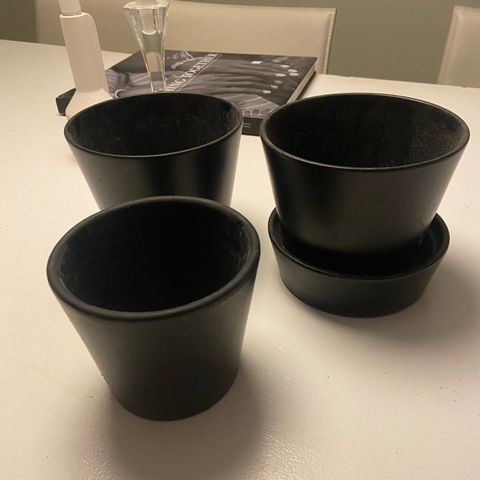 Potteskjuler til små planter fra Ikea og plantasjen
