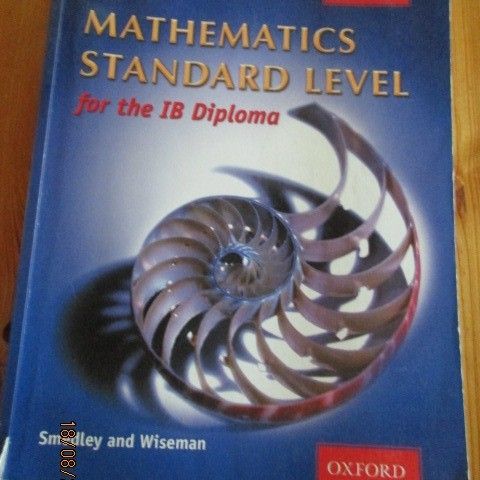 Mathematics standard level for the IB Diploma