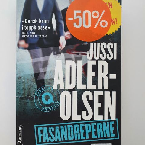 "Fasandreperne" av Jussi Adler-Olsen - som ny