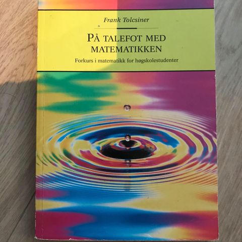 På talefot med matematikken 4. Utgave