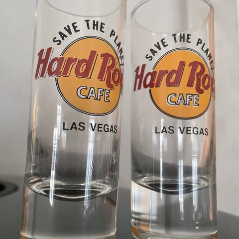 Hard Rock Cafe. Shot glass fra Las Vegas.