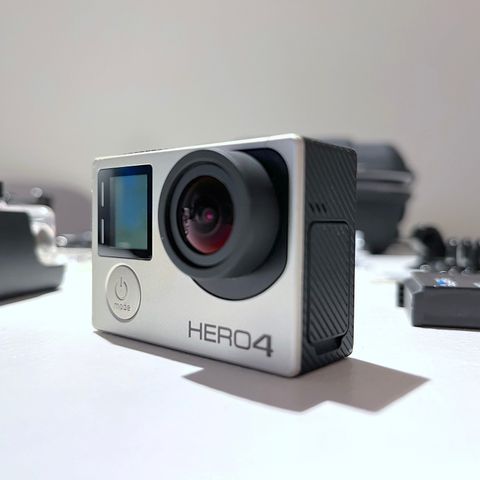 GoPro 4 Silver med masse utstyr