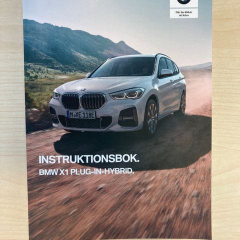 Instruksjonsbok til BMW X1 Plug-in-Hybrid på Svensk