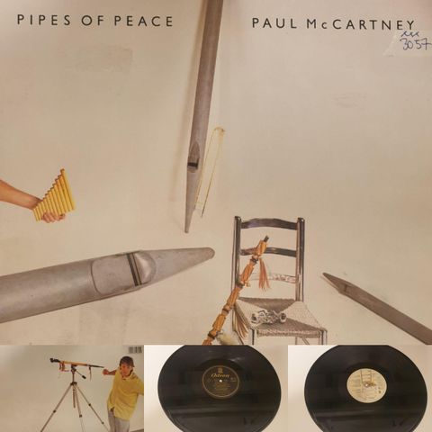 VINTAGE/RETRO LP-VINYL "PAUL MCCARTNEY/PIPES OF PEACE 1983"