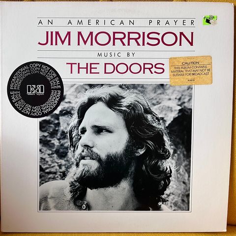 Jim Morrison/The Doors - An American Prayer PROMO USA