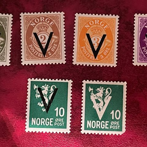Norge**:  NK 274-76, 279-80,  og 293