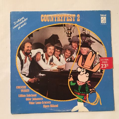 COUNTRY SNAKES/LILLIAN ASKELAND/OTTAR JOHANSEN M.FL. - VINYL LP