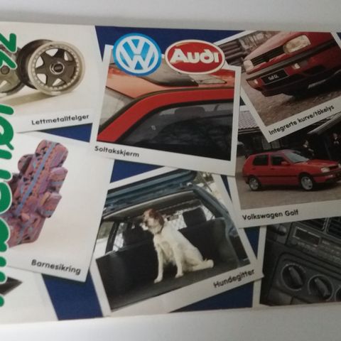 1992 VW & AUDI Tilbehør -brosjyre.