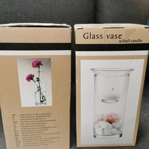 Glass vase