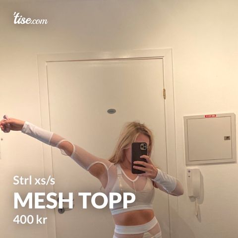 Mesh topp str xs