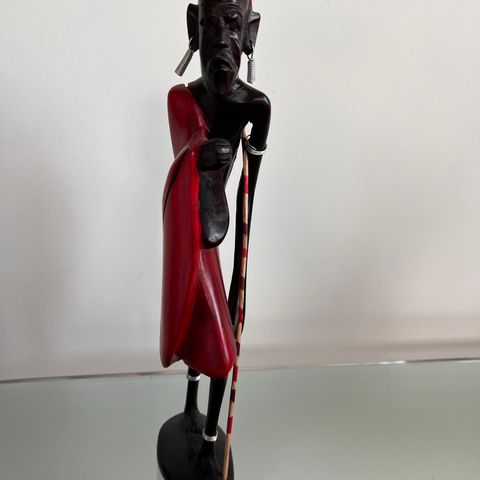 Masai statuette - fra Kenya