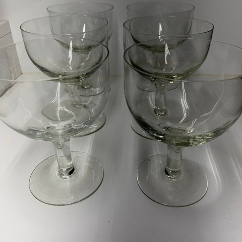 6 stk store dessertglass