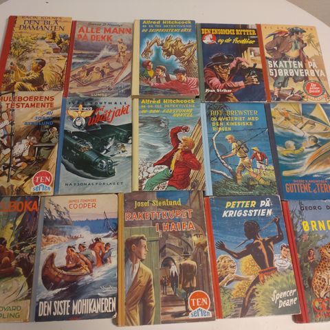 Ungdomsbøker fra 50-60 tallet