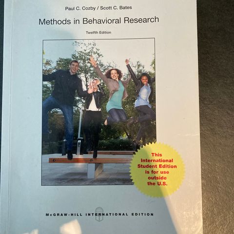 Psykologistudie? Methods in Behavioral Research