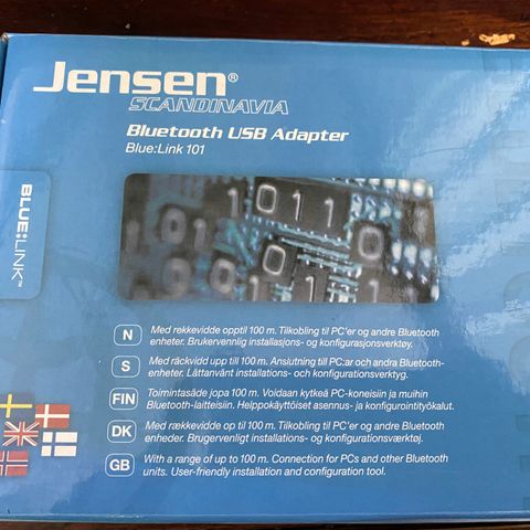 Jensen Bluetooth USB Adapter Blue link 101