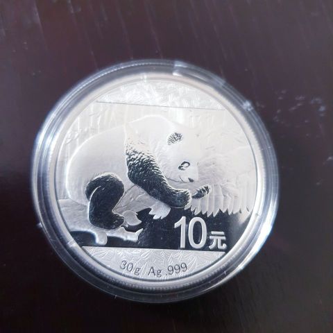 2016 KINA 30 GRAM SØLV PANDA M/KAPSEL