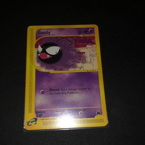 Gastly 57/144 non holo vintage pokemonkort