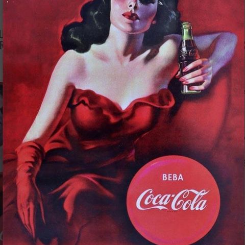 COCA-COLA, Adverstising Plate