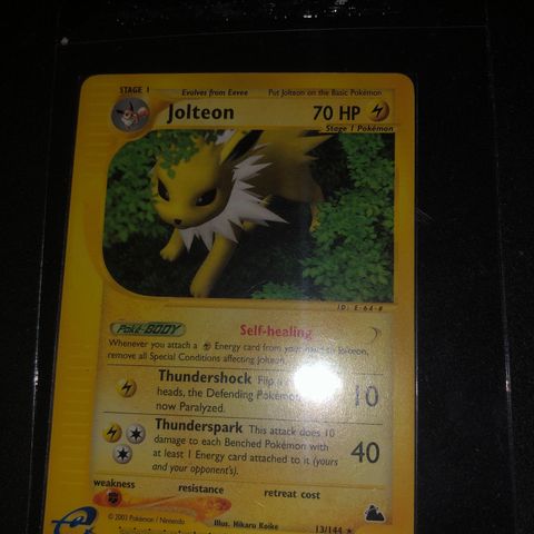 Jolteon 13/144 non holo skyridge