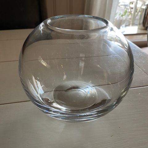 Ballvase i glass (Ø 16 cm)