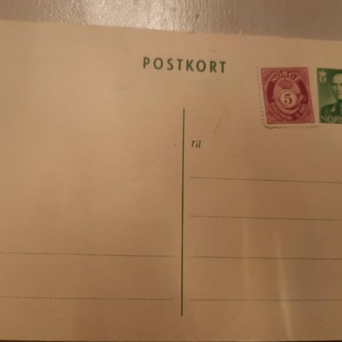 Kr 4  Postkort Olav 5