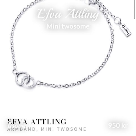 Armbånd fra Efva Attling og anheng fra Anni Lu