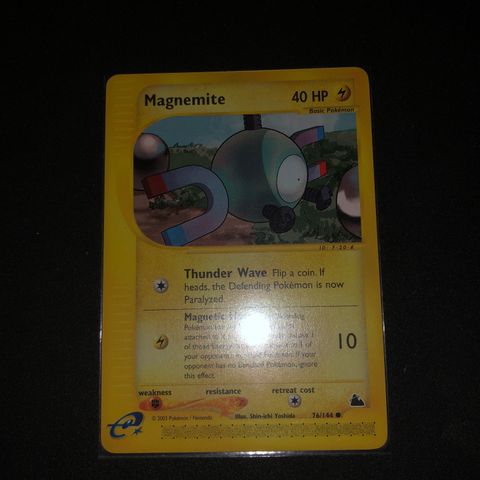 Magnemite 76/144 vintage pokemonkort