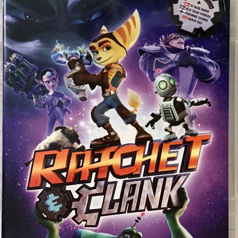 Ratchet & Clank DVD : Kick Some Asteroids (tale)  SJELDEN Som Ny!!