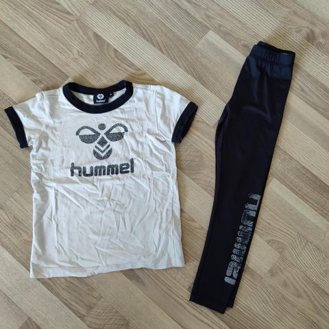 Hummel t-skjorte og tights