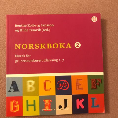 Norskboka 2 norsk for grunnskolelærerutdanning 1-7