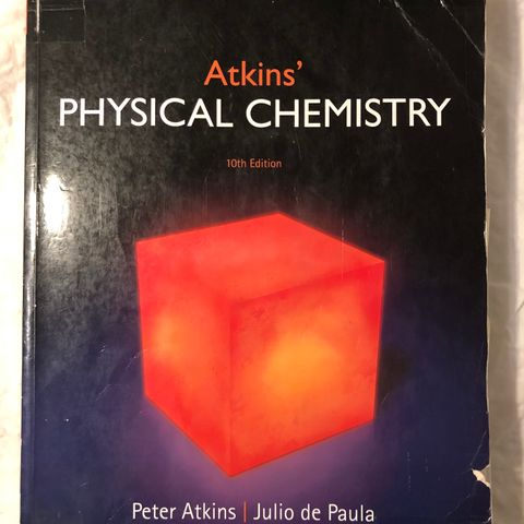 Physical Chemistry (10. utgave) av P. Atkins, J. Paula
