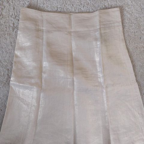 Ny 100%linen skjørt, M, 165kr