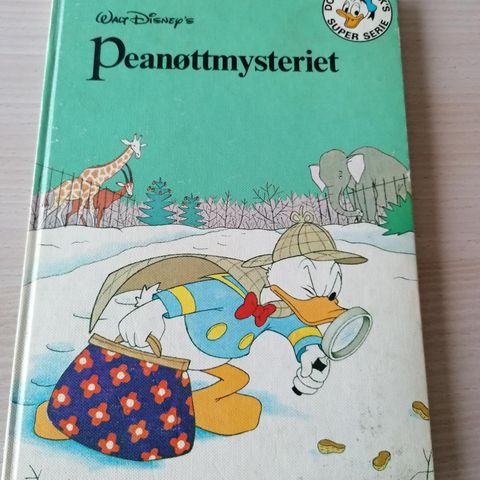 Disney barnebok "Peanøttmysterier" Donald Duck