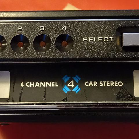 Pioneer 8 spors kassett bilspiller med 2 og 4 channel
