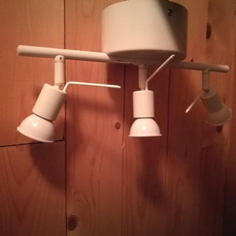 Taklampe  3x justerbare punkter