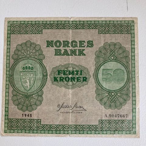 50 kr seddel 1945