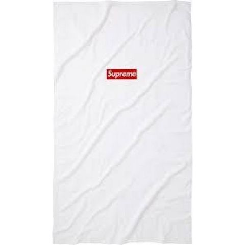 Supreme Beach Towel White